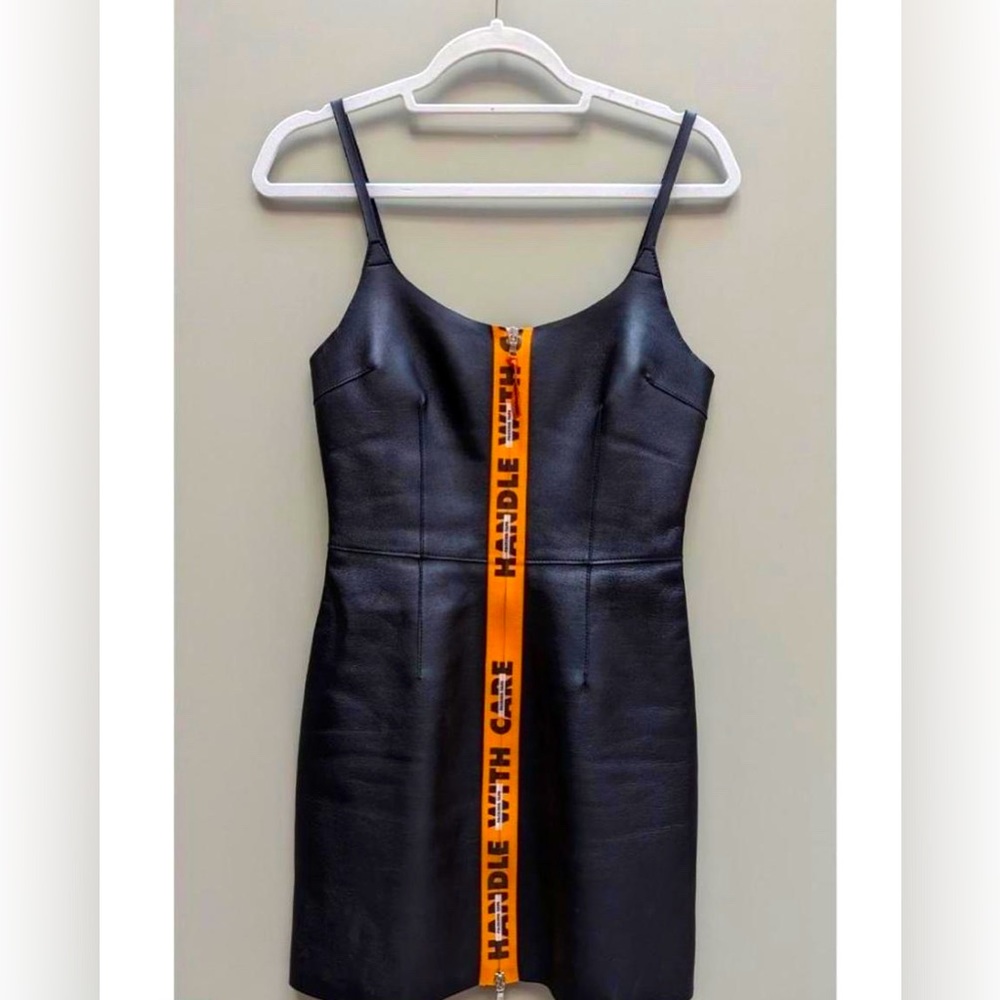 SOLD! Heron Preston leather dress